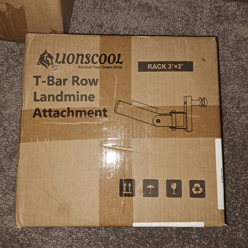 T-Bar Row Landmine Attachment - Black